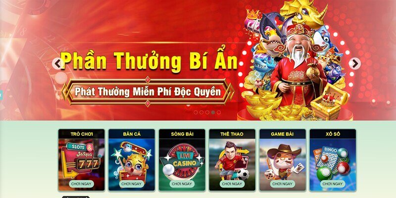 TP Game bài nổi tiếng với hàng loạt trò chơi hấp dẫn.