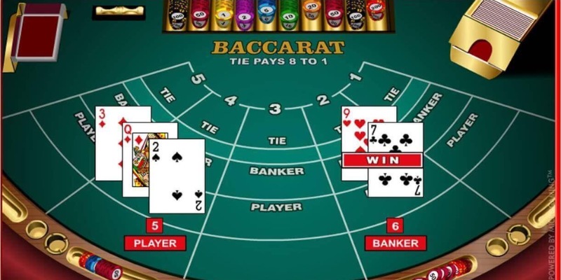 Cầu nghiêng hay xuất hiện trong Baccarat