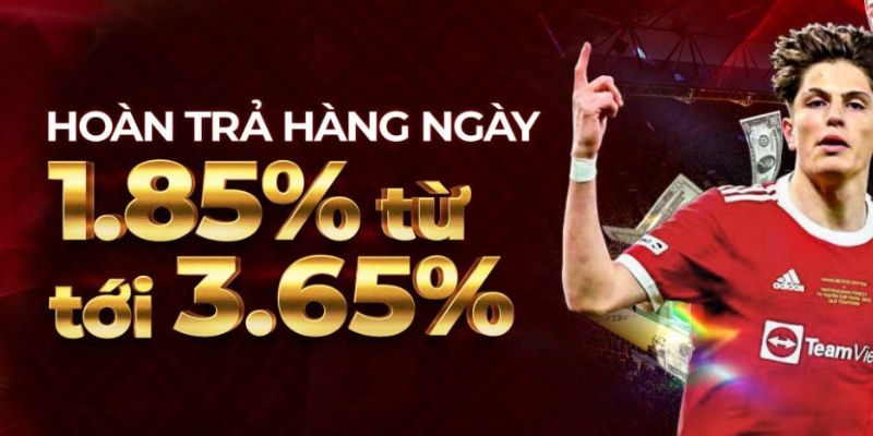 Nạp tiền, hoàn trả đến 1.25%