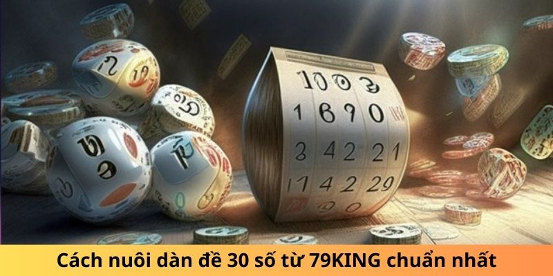 Cách nuôi dàn đề 30 số  từ 79KING chuẩn nhất